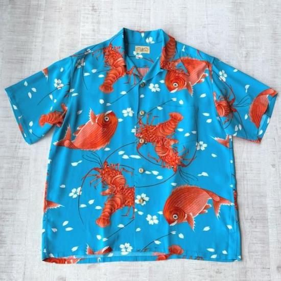 私物沖縄巡礼★ハワイアン三連リング幸せ笑顔輝く人生へ ハワイアンシャツ 