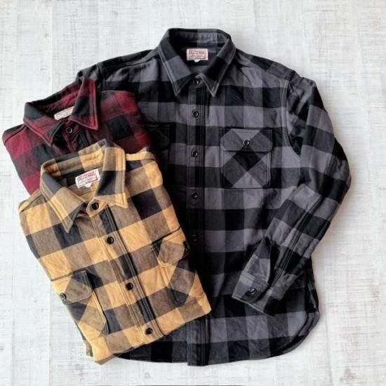 バッファローチェック ヘビーネルシャツ 〈HV-00A〉 - OT＆E-shibata