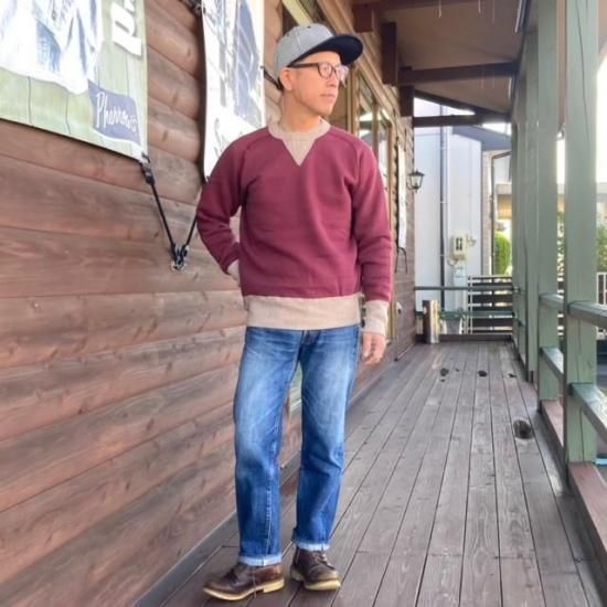 両V丸胴スウェット フリーダムスリーブ 2025AWカラー1 〈25303