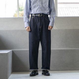 <img class='new_mark_img1' src='https://img.shop-pro.jp/img/new/icons13.gif' style='border:none;display:inline;margin:0px;padding:0px;width:auto;' />HATSKI　Wide Tapered Denim ”One Wash”［ワンウォッシュ］