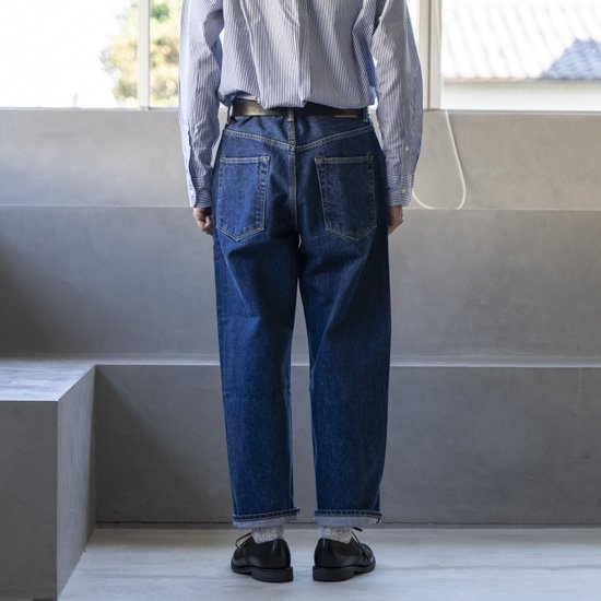 HATSKI　Wide Tapered Denim Used ”Blue”［ブルー］ - Maiden Voyage