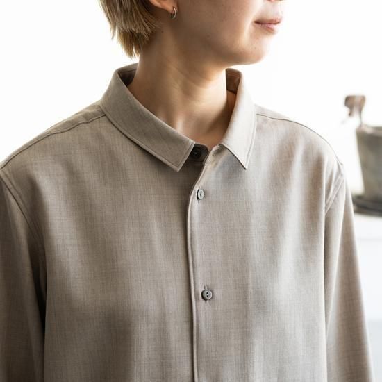 MITTAN ［SH-145］ストレッチNMウールシャツ 3色展開 - Maiden Voyage