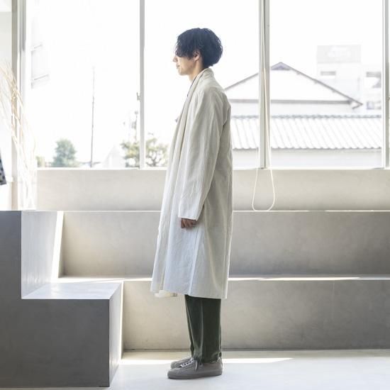 沖縄・離島除く全国届 mittan カディコットン 羽織 - ノーカラージャケット