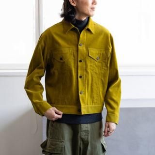 Cale カシミヤナチュラル トラッカージャケット[ナチュラル Cale カシミヤナチュラル トラッカージャケット[ナチュラル