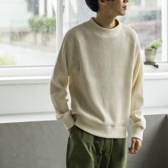 Jackman Waffle Midneck ”Ivory”［アイボリー］ - Maiden Voyage