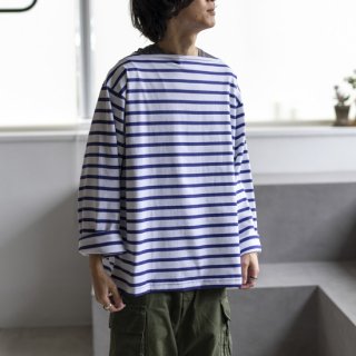 OUTIL　TRICOT AAST ”WHITE/NAVY”［白/ネイビー］