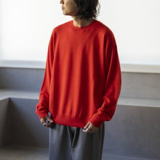 <img class='new_mark_img1' src='https://img.shop-pro.jp/img/new/icons13.gif' style='border:none;display:inline;margin:0px;padding:0px;width:auto;' />coupronde　ITALIAN WOOL SILK CASHMERE KNIT ”ORANGE RED”［オレンジレッド］