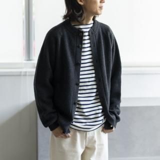 MITTAN 軽量ウールニットブルゾン［紺］ - Maiden Voyage