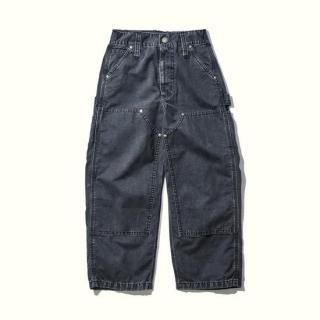 KOOKY ZOOJUVENILE D.KNEE WORK PANTS FADE BLACKɡΥեɥ֥å