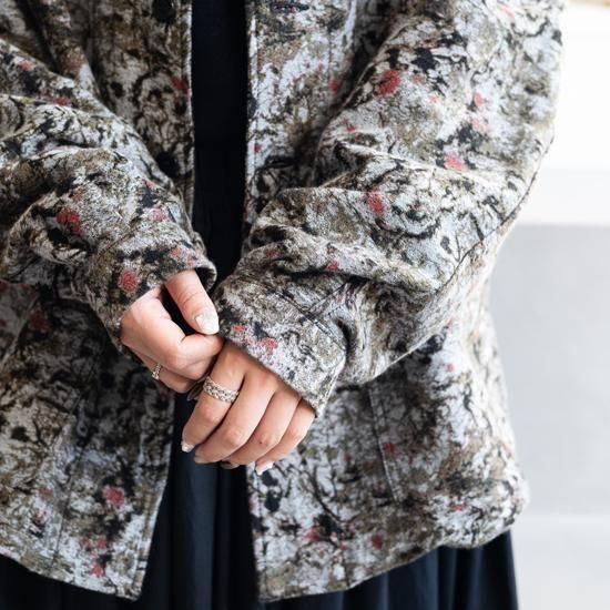 OUTIL インディゴ　ダブルジャケット　ショールカラー OUTIL インディゴ ダブルジャケット ショールカラー - メルカリ