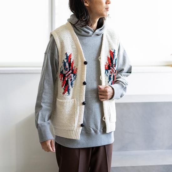 COOHEM CHIMAYO TWEED KNIT VEST - Maiden Voyage COOHEM CHIMAYO TWEED KNIT VEST - Maiden Voyage
