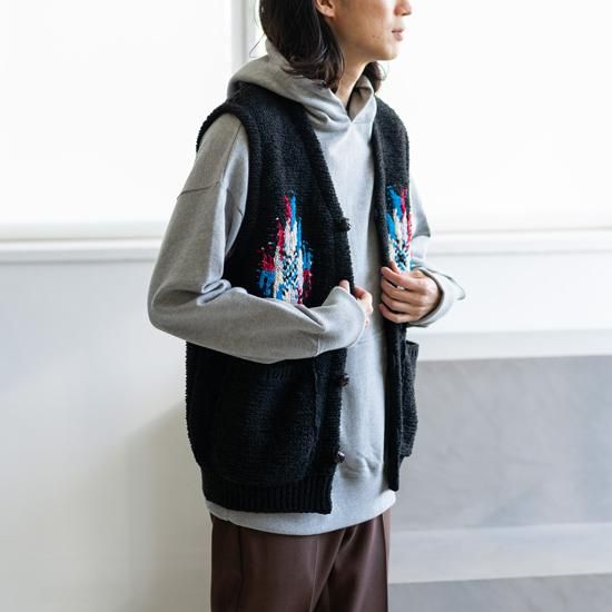 COOHEM CHIMAYO TWEED KNIT VEST - Maiden Voyage COOHEM CHIMAYO TWEED KNIT VEST - Maiden Voyage