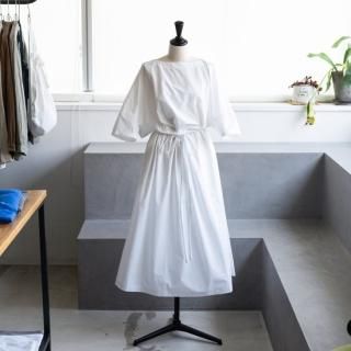 ＊　jujudhau きんちゃくドレス white ＊ 2024s/s:jujudhau | NIAGARA HOUSE