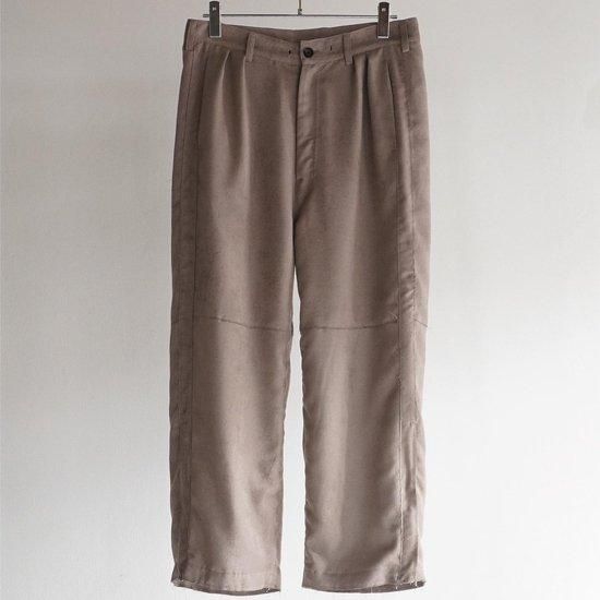 ANCELLM VEGAN LEATHER SIDE LINE PANTS 3色展開 - Maiden Voyage