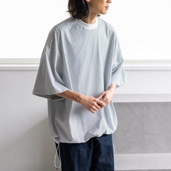 is-ness BALLOON BORDER SHORT SLEEVE T-SHIRT - Maiden Voyage is-ness BALLOON BORDER SHORT SLEEVE T-SHIRT - Maiden Voyage