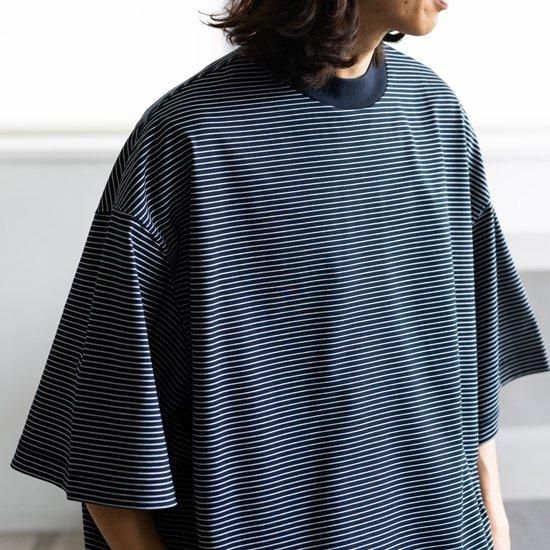 is-ness BALLOON BORDER SHORT SLEEVE T-SHIRT 3色展開 - Maiden is-ness BALLOON BORDER SHORT SLEEVE T-SHIRT 3色展開 - Maiden