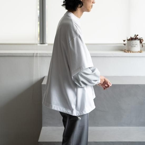 is-ness BALLOON LAYERED LONG SLEEVE T SHIRT 3色展開 - Maiden