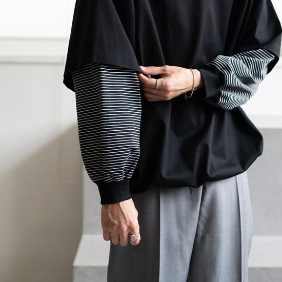 is-ness BALLOON LAYERED LONG SLEEVE T SHIRT 3色展開 - Maiden