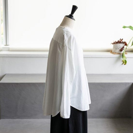 YAECA - jujudhau/ 12 Button Linen cotton シャツ jujudhau 12BUTTON SHIRTS ”LINEN COTTON WHITE” - Maiden Voyage