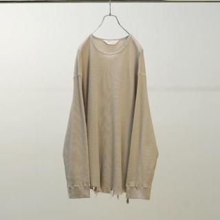 ANCELLMDAMAGE WAFFLE CREW LS T-SHIRT3Ÿ