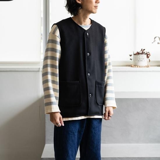 STYLE CRAFT WARDROBE T-VEST（BACK BEAVER） ”BLACK”［ブラック