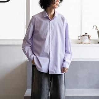 <img class='new_mark_img1' src='https://img.shop-pro.jp/img/new/icons13.gif' style='border:none;display:inline;margin:0px;padding:0px;width:auto;' />MANAVETuck Collar Shirt PURPLEɡΥѡץ