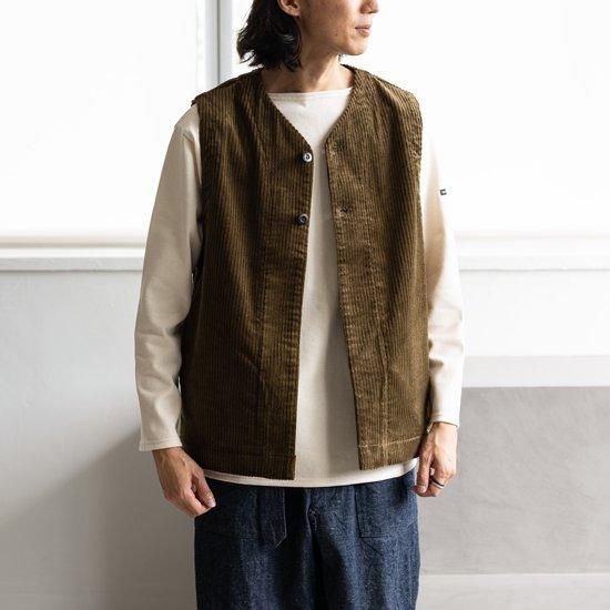 結-yui- 別注 2BUTTON VEST［FRENCH CORDUROY］ 2色展開