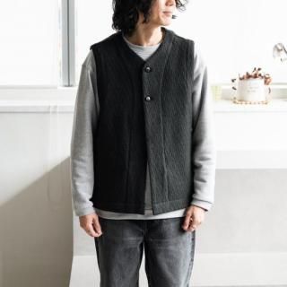 -yui-2BUTTON VESTCONIFER DOBBY FORESTɡΥե쥹ȡ