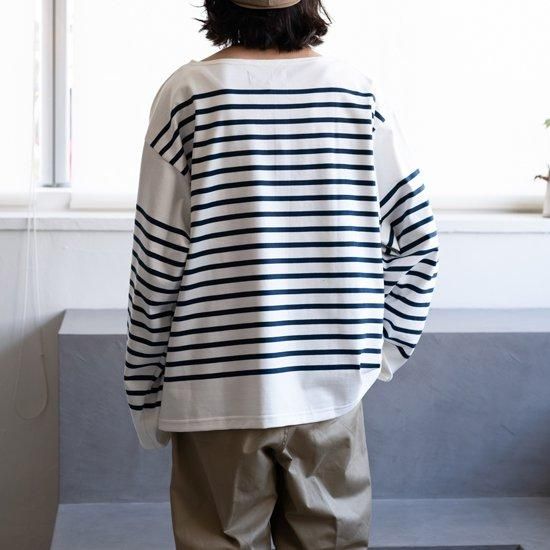 OUTIL TRICOT AAST(WHITE×NAVY OUTIL / TRICOT AAST | ARCH STELLAR PLACE