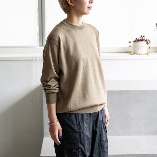 PHIGVEL W/L CREWNECK KNIT ハイゲージニット PHIGVEL W/L CREWNECK KNIT 2色展開 - Maiden Voyage