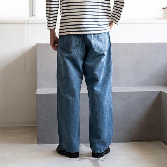 パンツ OUTIL PANTALON BLESLE indigo 21 OUTIL ウティ PANTALON BLESLE - SE7EN