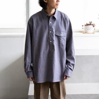 PHIGVEL C/W PLADE PULLOVER LS SHIRT 2色展開