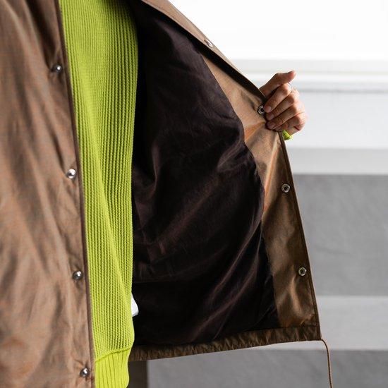 Cale シルクコットンシャンブレーコーチジャケット 2色展開 - Maiden