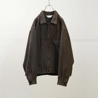 <img class='new_mark_img1' src='https://img.shop-pro.jp/img/new/icons13.gif' style='border:none;display:inline;margin:0px;padding:0px;width:auto;' />ANCELLMMELANGE WOOL WORK SHIRT BLOUSON2Ÿ