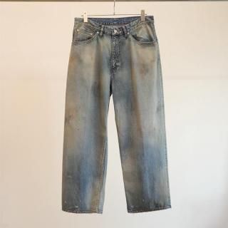 ANCELLM　AGING STRAIGHT 5P DENIM PANTS　”INDIGO”