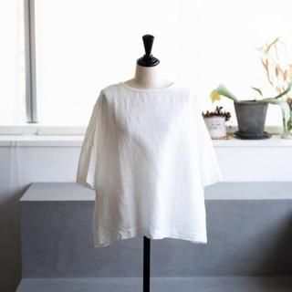 <img class='new_mark_img1' src='https://img.shop-pro.jp/img/new/icons13.gif' style='border:none;display:inline;margin:0px;padding:0px;width:auto;' />jujudhauWIDE SHIRTSLINEN COTTON WHITE