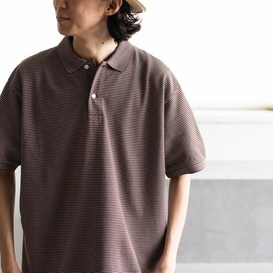phigvel ポロシャツ PHIGVEL - KNIT POLO SHIRT : HUMAN and THINGS.BLOG