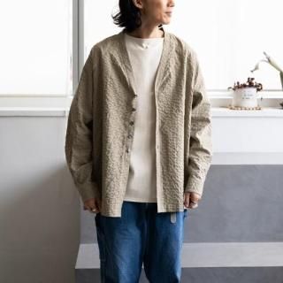 <img class='new_mark_img1' src='https://img.shop-pro.jp/img/new/icons13.gif' style='border:none;display:inline;margin:0px;padding:0px;width:auto;' />結-yui-　CARDIGAN SHIRTS ［SUCKER GINGHAM］