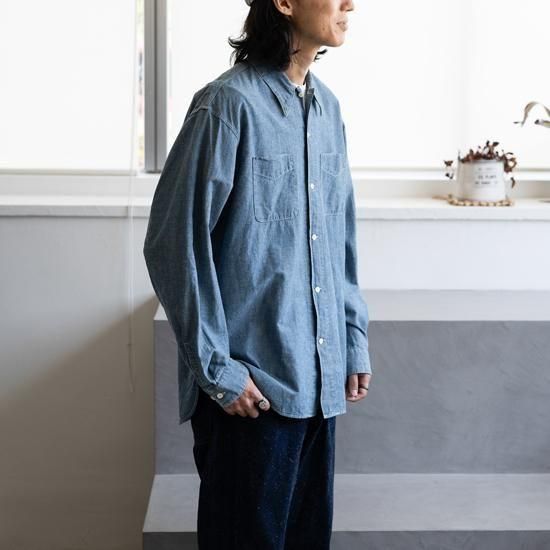 24SS PHIGVEL シャンブレーシャツ 定価37,400円 24SS PHIGVEL