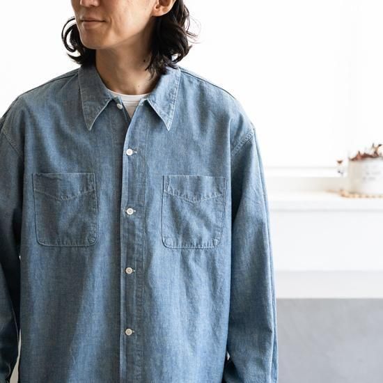 PHIGVEL CHAMBRAY WORKADAY LS SHIRT 2色展開 - Maiden Voyage