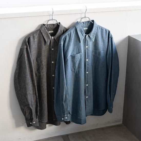 PHIGVEL CHAMBRAY WORKADAY LS SHIRT 2色展開 - Maiden Voyage