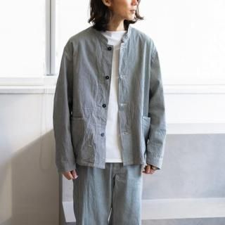 <img class='new_mark_img1' src='https://img.shop-pro.jp/img/new/icons20.gif' style='border:none;display:inline;margin:0px;padding:0px;width:auto;' />*A VONTADEStand Collar Short Coverall NATURAL/INDIGO