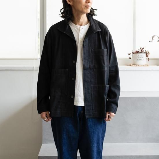 MITTAN ［JK-79］綾織絹麻シャツジャケット 2色展開 - Maiden Voyage