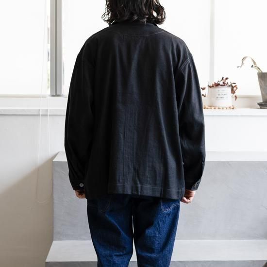 MITTAN ［JK-79］綾織絹麻シャツジャケット 2色展開 - Maiden Voyage