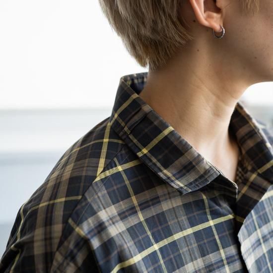 MANAVE Tuck Collar Shirt ”CHECK”［チェック］ - Maiden Voyage