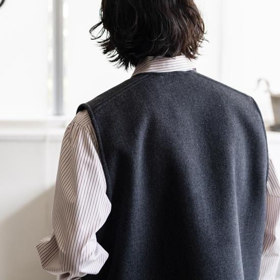 Style Craft Wardrobe V NECK JACKET ウール Style Craft Wardrobe(スタイルクラフトワードローブ) V
