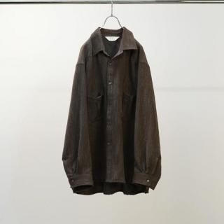 <img class='new_mark_img1' src='https://img.shop-pro.jp/img/new/icons13.gif' style='border:none;display:inline;margin:0px;padding:0px;width:auto;' />ANCELLMMELANGE WOOL OVER WORK SHIRT2Ÿ