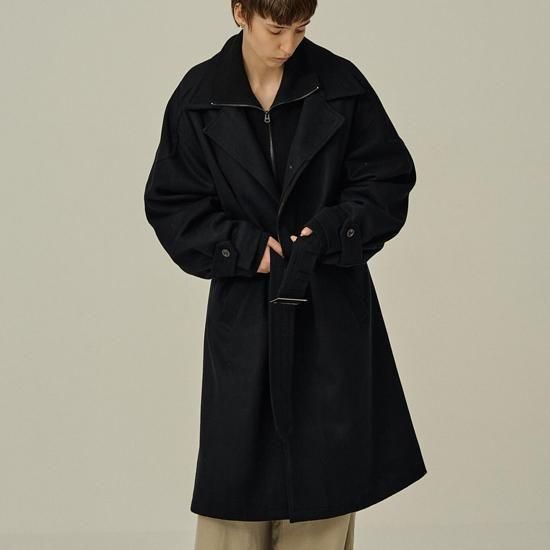 ANCELLM W/S/CA BALMACAAN COAT ”BLACK”［ブラック］ - Maiden Voyage