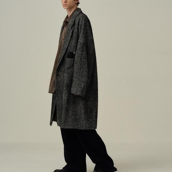 ANCELLM SEMI-DOUBLE CHESTER COAT 2色展開 - Maiden Voyage