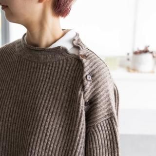 nakedgaugeCOMFORT BLEND YARN LOOSE FIT SWEATER2Ÿ